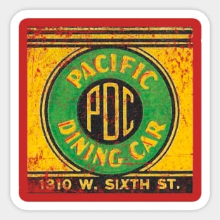 Pacific Dining Car Sticker